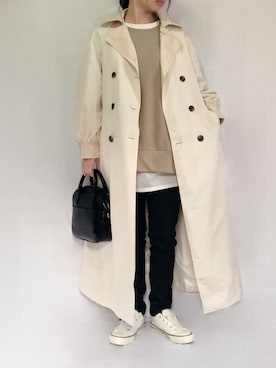 「aic」｜「アイテム（ジャケット/アウター）」を使った、no＊さん（レディース・160cm）の冬コーディネート