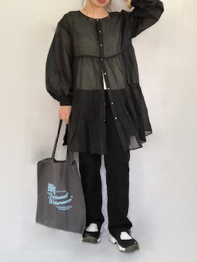 「M nort（エムノート）のアイテム（パンツ）」を使った、no＊さん（レディース・160cm）の冬コーディネート