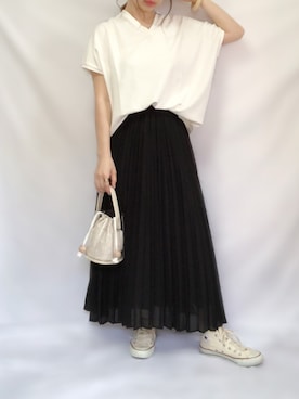 「OMNES Another Edition（オムネス アナザーエディション）のアイテム」を使った、no＊さん（レディース・160cm）の春コーディネート