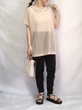 「OMNES Another Edition（オムネス アナザーエディション）のアイテム」を使った、no＊さん（レディース・160cm）の春コーディネート