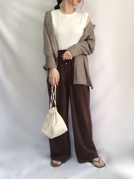 「OMNES Another Edition（オムネス アナザーエディション）のアイテム」を使った、no＊さん（レディース・160cm）の夏コーディネート