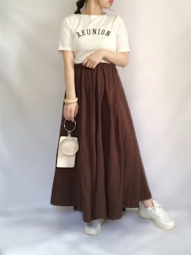 「OMNES Another Edition（オムネス アナザーエディション）のアイテム」を使った、no＊さん（レディース・160cm）の夏コーディネート