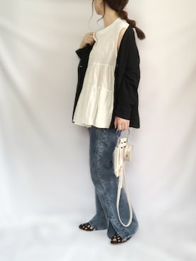 「OMNES Another Edition（オムネス アナザーエディション）のアイテム」を使った、no＊さん（レディース・160cm）の夏コーディネート