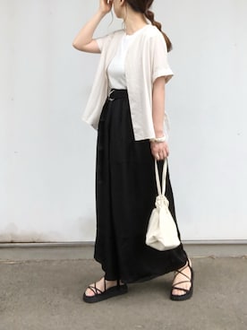 「OMNES Another Edition（オムネス アナザーエディション）のアイテム」を使った、no＊さん（レディース・160cm）の夏コーディネート