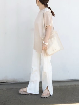 「OMNES Another Edition（オムネス アナザーエディション）のアイテム」を使った、no＊さん（レディース・160cm）の夏コーディネート