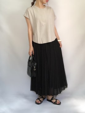 「OMNES Another Edition（オムネス アナザーエディション）のアイテム」を使った、no＊さん（レディース・160cm）の夏コーディネート