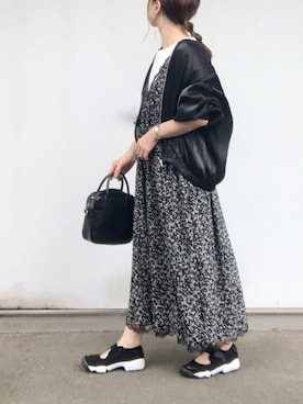 「ap retro（アプレトロ）のアイテム（ブルゾン）」を使った、no＊さん（レディース・160cm）の秋コーディネート