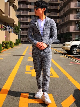 「SET UP」｜「アイテム（腕時計）」を使った、kaijiさん（メンズ・170cm）の冬コーディネート