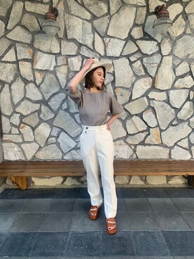 AMIさん（レディース・163cm）の夏コーディネート