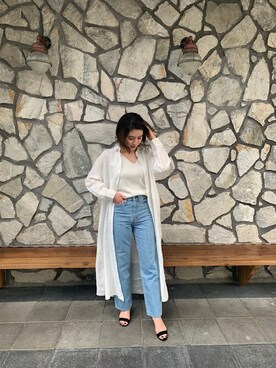 「FONCE（フォンセ）のアイテム」を使った、AMIさん（レディース・163cm）の夏コーディネート