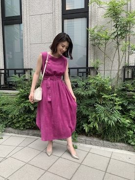 「最高パンプス」｜AMIさん（レディース・163cm）の夏コーディネート