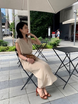 「FONCE（フォンセ）のアイテム」を使った、AMIさん（レディース・163cm）の夏コーディネート