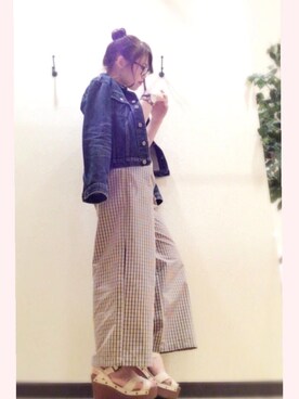 nanaさん（レディース・156cm）の夏コーディネート