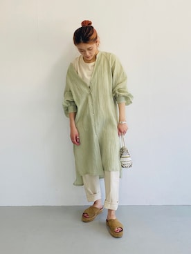 AOさん（レディース・158cm）の春コーディネート