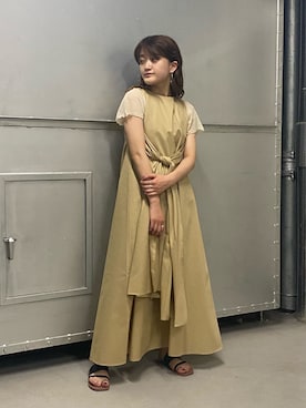 「KBF+」｜「アイテム（ワンピース/ドレス）」を使った、honoka187さん（レディース・158cm）の夏コーディネート