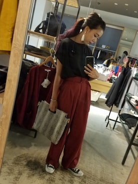 「蛇柄」｜ぶらまりさん（レディース・160cm）の夏コーディネート