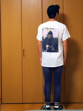 「JUNRED（ジュンレッド）のアイテム（キャップ）」を使った、Hikaruさん（メンズ・175cm）の秋コーディネート