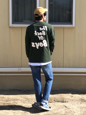 「Carhartt（カーハート）のカーハート ストラップバックキャップ ODESSA  CHARHARTT（キャップ）」を使った、Hikaruさん（メンズ・176cm）の冬コーディネート