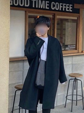 「LAD MUSICIAN（ラッドミュージシャン）のアイテム（その他アウター）」を使った、Kenjiさん（メンズ・167cm）の冬コーディネート