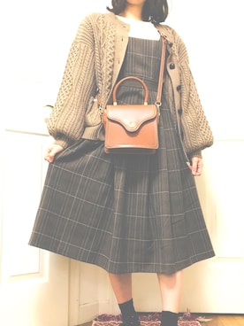 nanaさん（レディース・155cm）の冬コーディネート