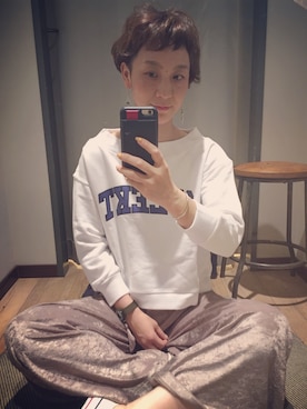 「oblekt（オブレクト）のアイテム」を使った、midoriさん（レディース・166cm）の夏コーディネート