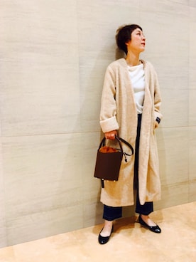 「CIAOPANIC TYPY（チャオパニックティピー）のアイテム（その他アウター）」を使った、midoriさん（レディース・166cm）の秋コーディネート