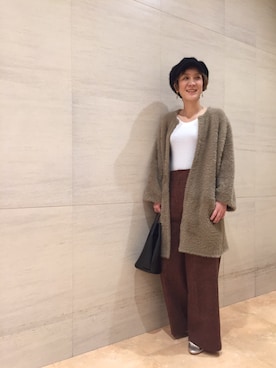 「CIAOPANIC TYPY（チャオパニックティピー）のアイテム（その他アウター）」を使った、midoriさん（レディース・166cm）の冬コーディネート