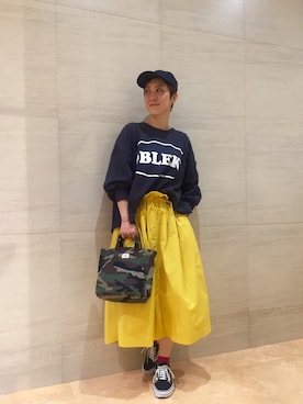 「oblekt（オブレクト）のアイテム」を使った、midoriさん（レディース・166cm）の冬コーディネート