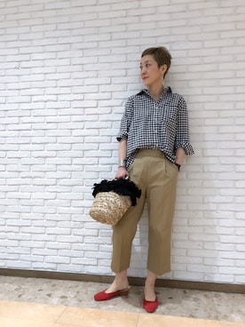 「STILMODA（スティルモーダ）のアイテム」を使った、midoriさん（レディース・166cm）の春コーディネート