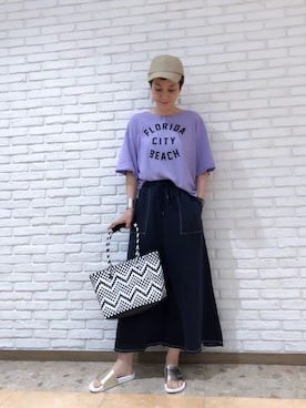 midoriさん（レディース・166cm）の夏コーディネート