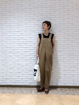 「Lee（リー）のアイテム（バッグ）」を使った、midoriさん（レディース・166cm）の夏コーディネート