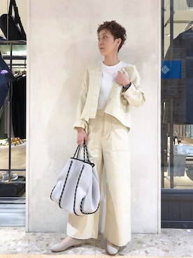 「CIAOPANIC TYPY（チャオパニックティピー）のアイテム（その他アウター）」を使った、midoriさん（レディース・166cm）の春コーディネート