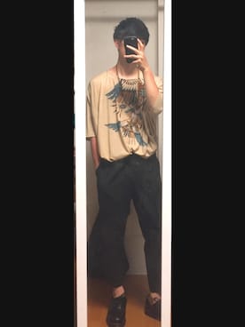 わらびーさん（メンズ・171cm）の夏コーディネート