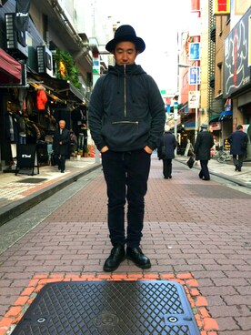 神田潔さん(メンズ・175cm)の秋コーディネート