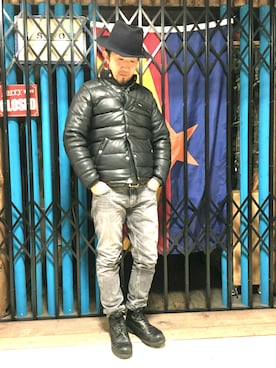 「SCOTCH&SODA（スコッチアンドソーダ）のアイテム（パンツ）」を使った、神田潔さん（メンズ・175cm）の冬コーディネート