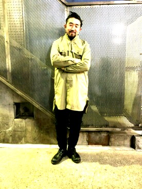 神田潔さん(メンズ・175cm)の冬コーディネート
