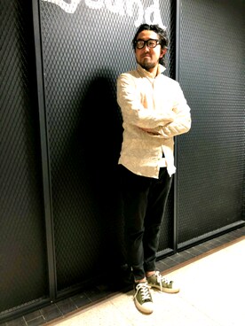 「SCOTCH&SODA（スコッチアンドソーダ）のアイテム」を使った、神田潔さん（メンズ・175cm）の夏コーディネート