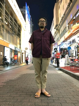 神田潔さん（メンズ・175cm）の夏コーディネート