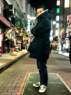 神田潔さん（メンズ・175cm）の秋コーディネート