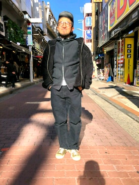 神田潔さん（メンズ・175cm）の秋コーディネート