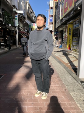 神田潔さん（メンズ・175cm）の秋コーディネート