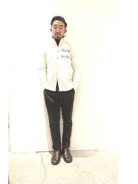 「SCOTCH&SODA（スコッチアンドソーダ）のアイテム」を使った、神田潔さん（メンズ・175cm）の冬コーディネート