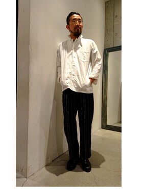 神田潔さん(メンズ・175cm)の春コーディネート