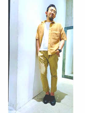 神田潔さん(メンズ・175cm)の夏コーディネート