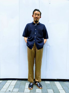 神田潔さん(メンズ・175cm)の夏コーディネート