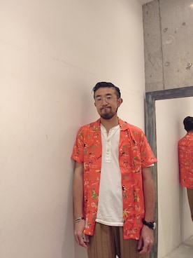 神田潔さん(メンズ・175cm)の夏コーディネート