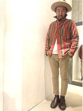 神田潔さん（メンズ・175cm）の秋コーディネート