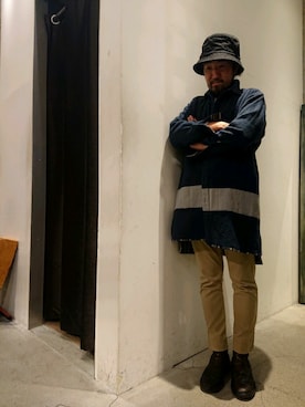 神田潔さん（メンズ・175cm）の秋コーディネート