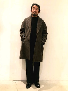 神田潔さん（メンズ・175cm）の秋コーディネート