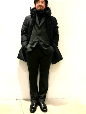 神田潔さん（メンズ・175cm）の秋コーディネート